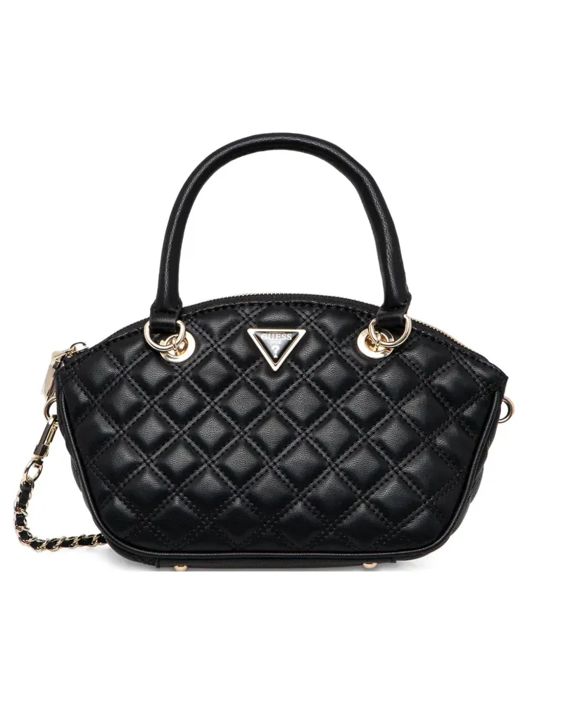 Guess Gesteppte Schultertasche - Schwarz Schwarz