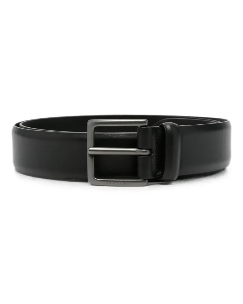 Orciani Monaco leather belt - Schwarz Schwarz