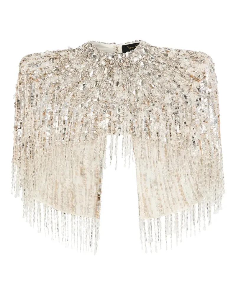 Jenny Packham Verziertes Ellen Oberteil - Nude Nude