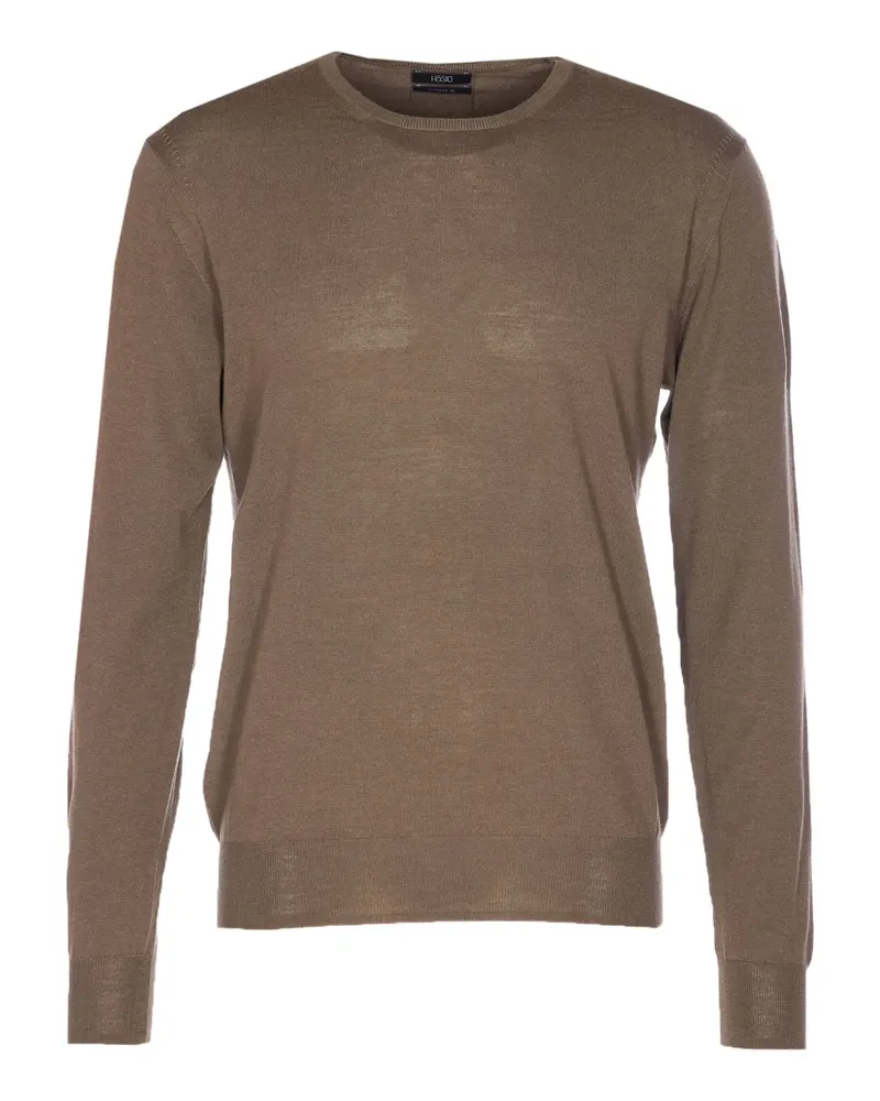 HOSIO long-sleeve crew-neck sweater - Braun Braun
