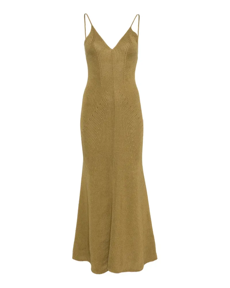 Erika Cavallini V-neck embellished dress - Grün Grün