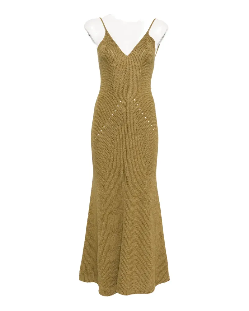 Erika Cavallini V-neck embellished dress - Grün Grün