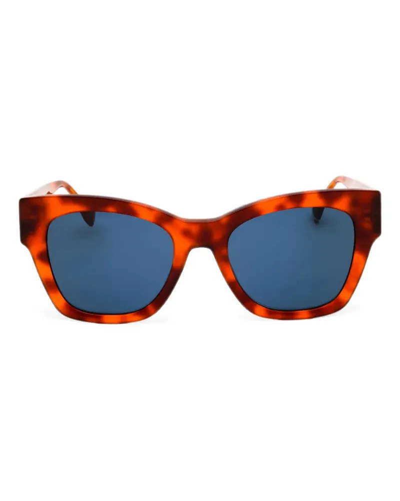 Tommy Hilfiger Cat-Eye-Sonnenbrille in Schildpattoptik - Braun Braun