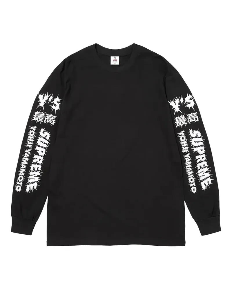 Supreme Being x Yohji Yamamoto Langarmshirt - Schwarz Schwarz