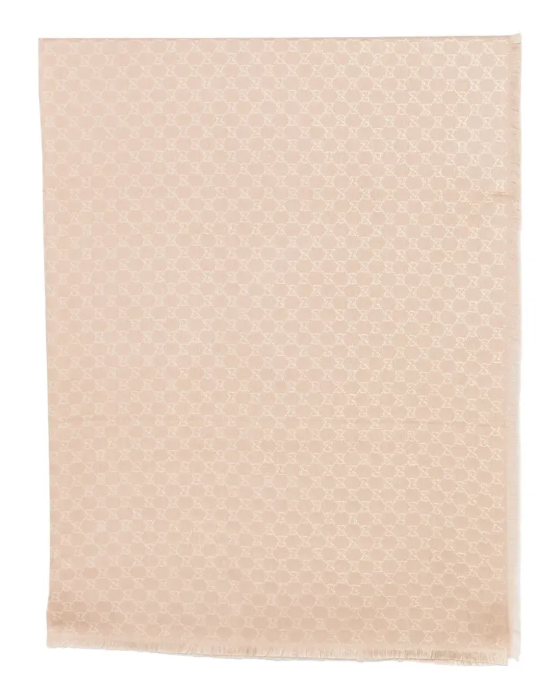 Gucci GG lamé scarf - Nude Nude