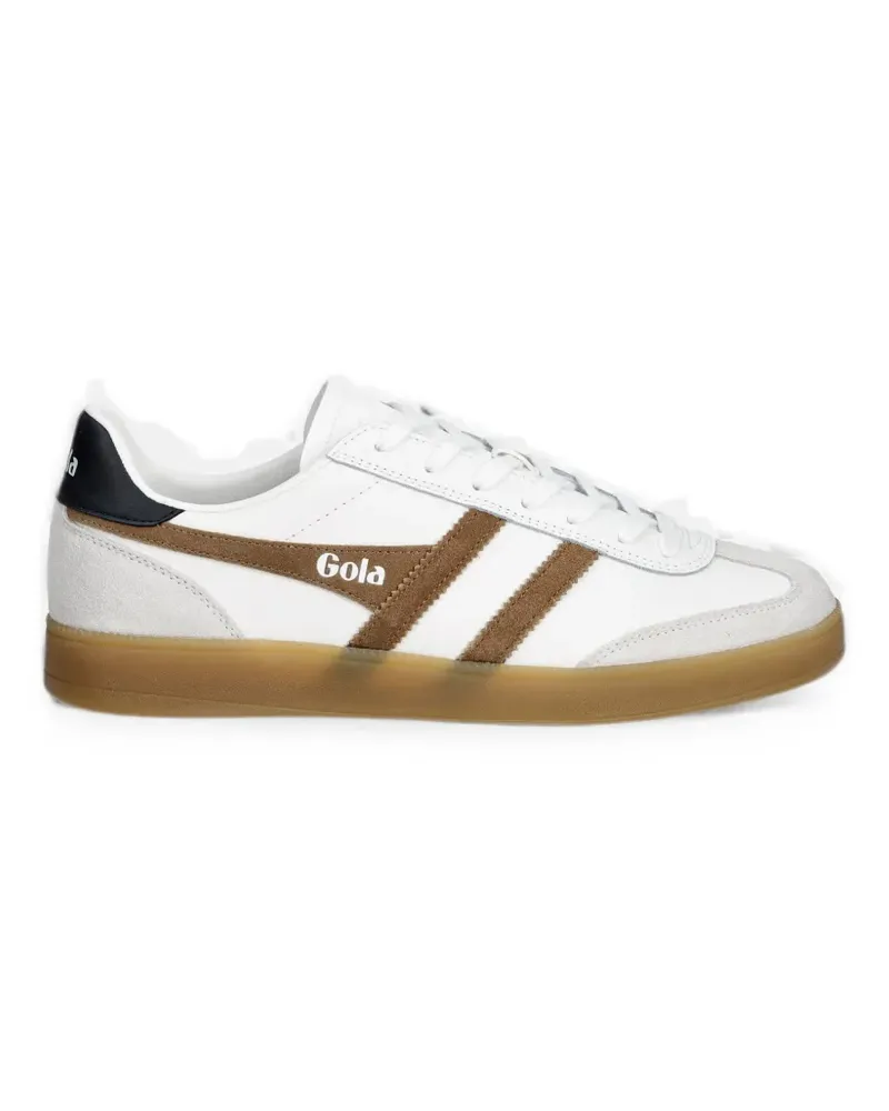 Gola Viper suede-panelled logo-print sneakers - Weiß Weiß