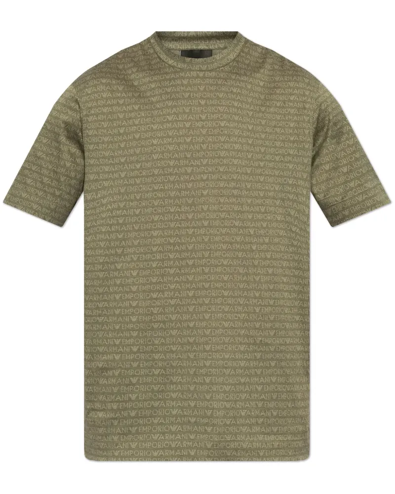 Emporio Armani T-Shirt aus Baumwolle - Grün Grün