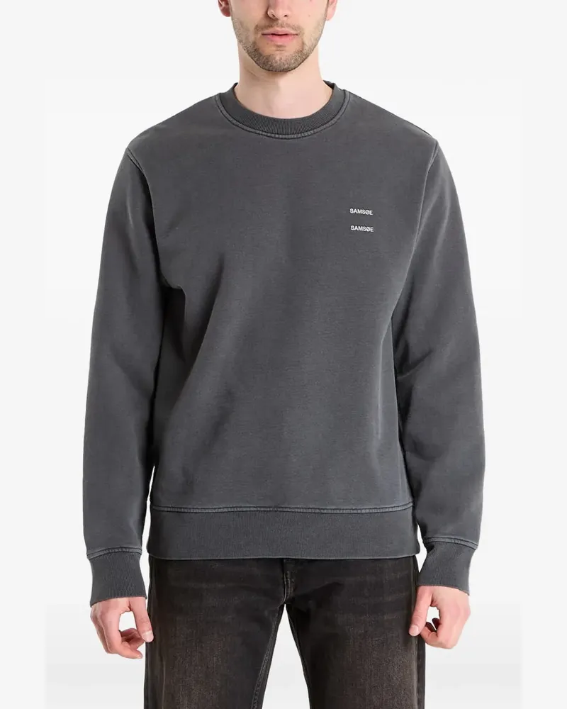 Samsøe & Samsøe logo-print sweatshirt - Grau Grau
