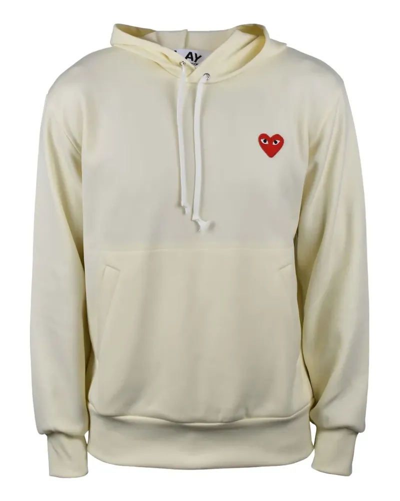 Comme des Garçons Hoodie mit Logo-Patch - Nude Nude