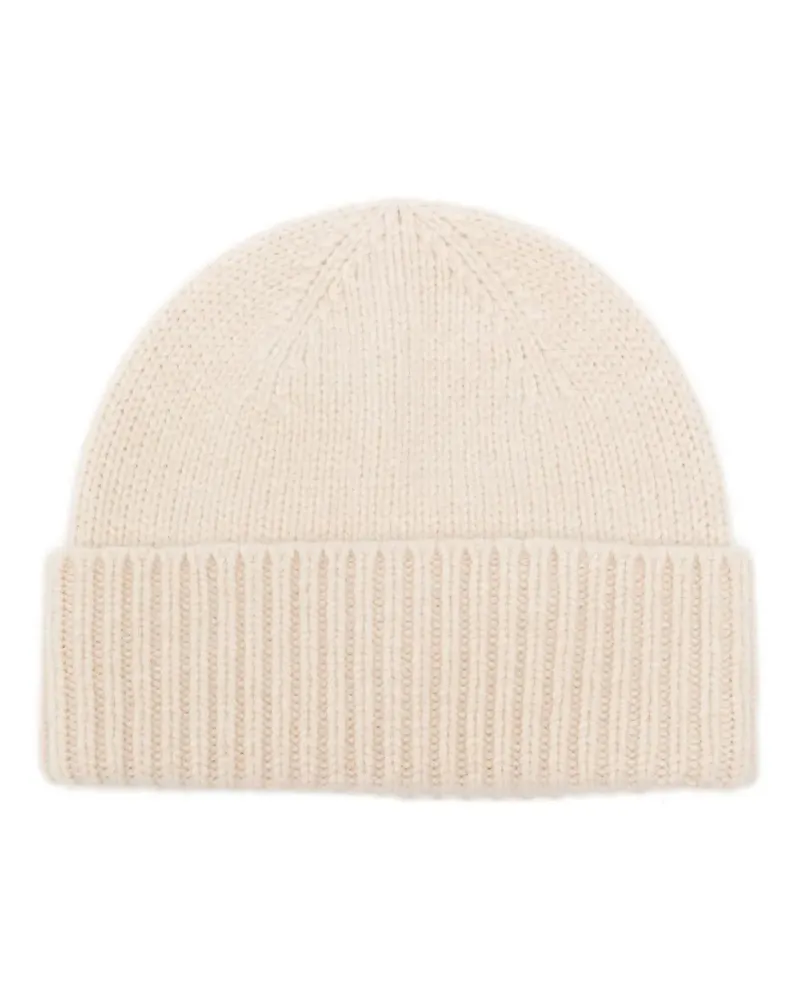 Totême Gerippte Beanie - Nude Nude