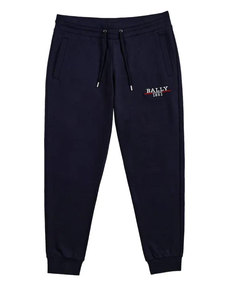 Bally Jogginghose mit Logo-Stickerei - Blau Blau