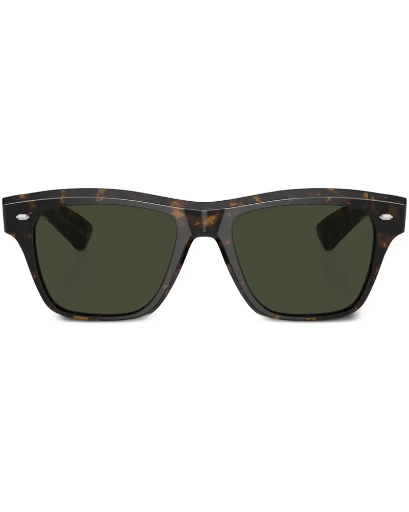 Oliver Peoples Eckige Oliver Sixties Sonnenbrille - Grün Grün