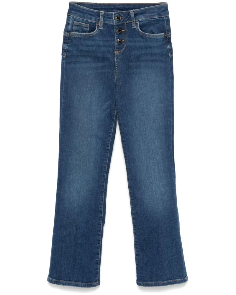 Liu Jo Gekürzte Bootcut-Jeans - Blau Blau