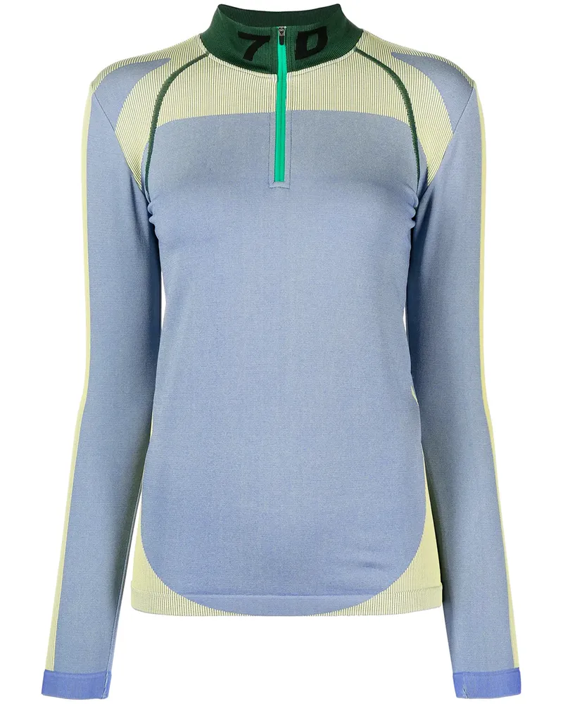7 DAYS Active Klassischer Pullover - Blau Blau