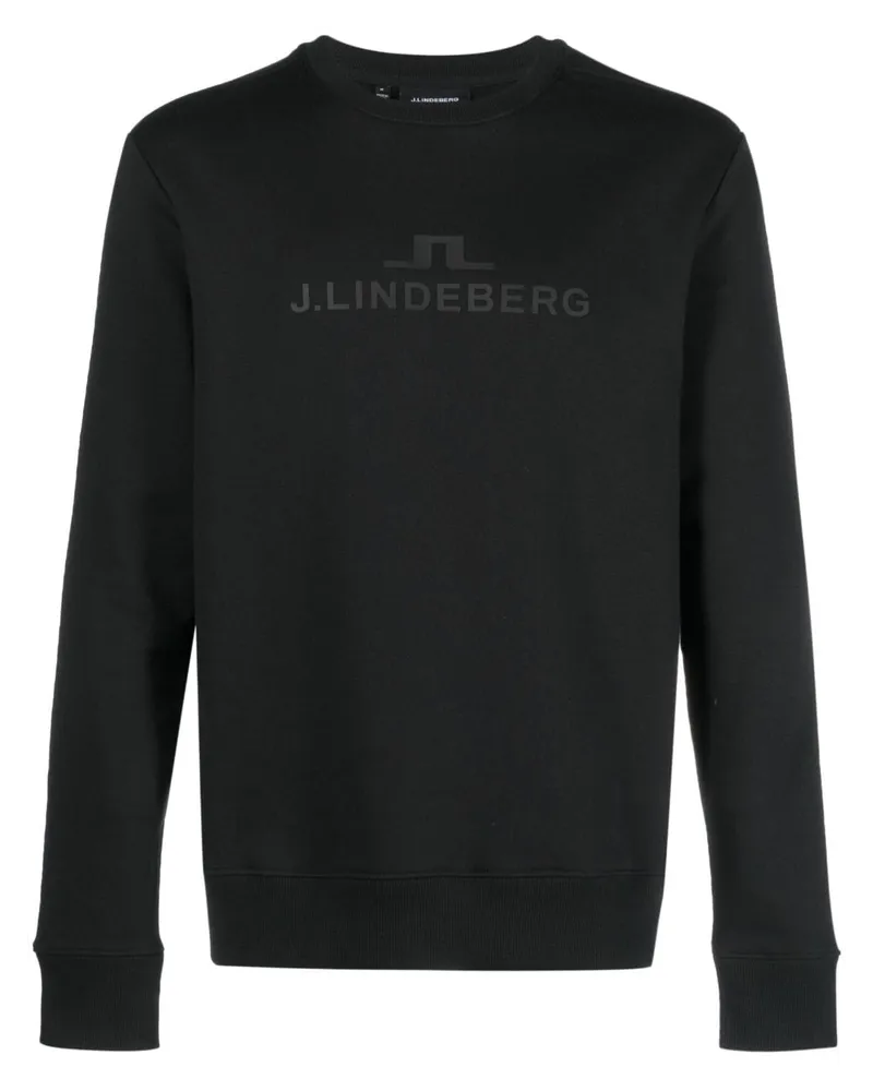 J.Lindeberg Alpha Sweatshirt mit Logo-Print Schwarz