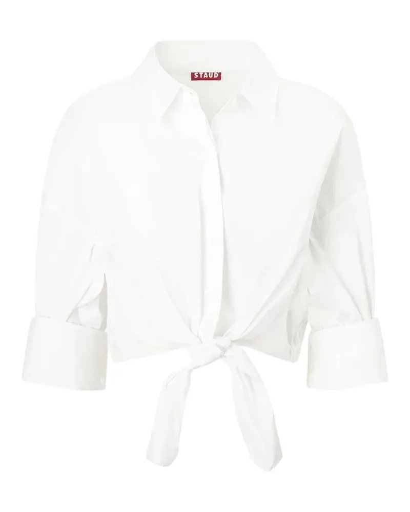STAUD Lisa crop top - Weiß Weiß