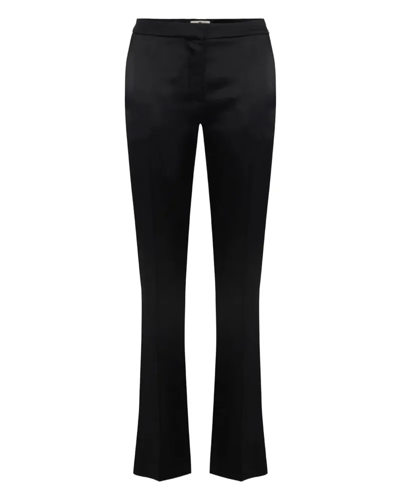 Elisabetta Franchi Hose mit hohem Bund - Schwarz Schwarz