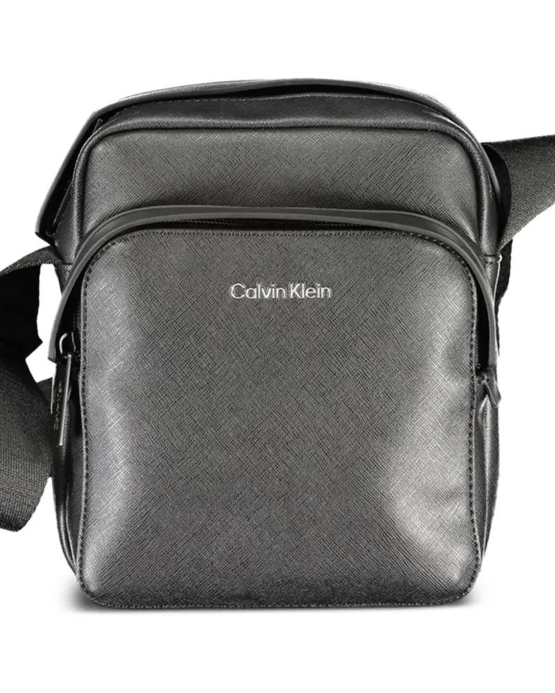 Calvin Klein Reporter logo shoulder bag - Schwarz Schwarz
