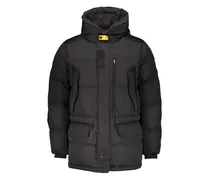 Winterjacke mit verstellbarer Kapuze - Schwarz