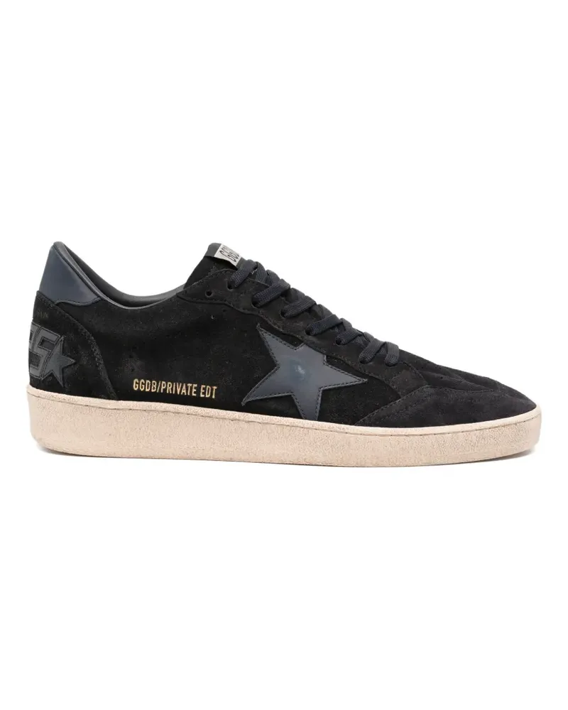 Golden Goose x Browns Ballstar Sneakers aus Wildleder - Schwarz Schwarz