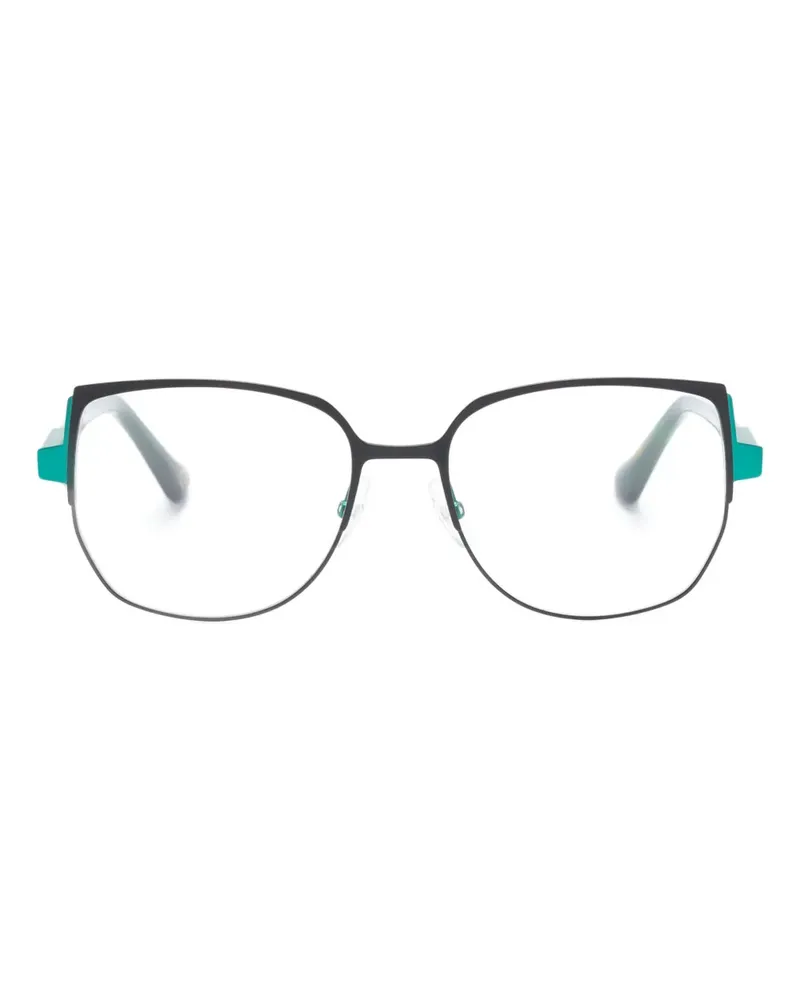 Etnia Barcelona Leonor Brille mit eckigem Gestell - Grün Grün