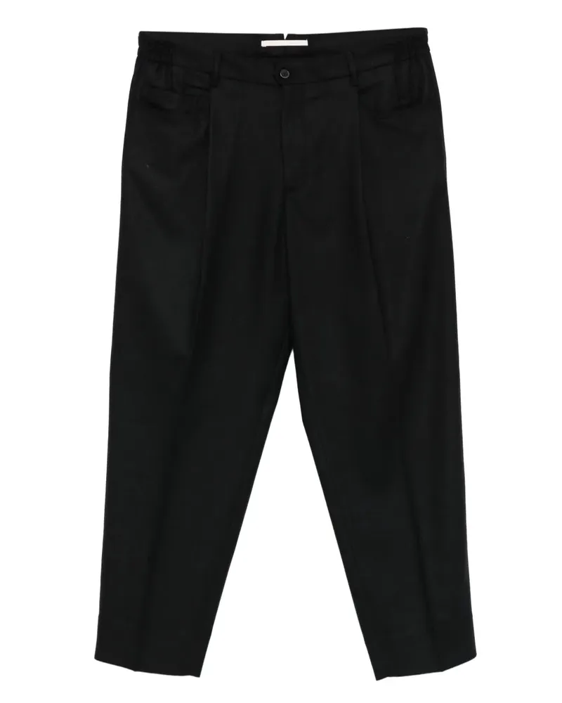 Briglia 1949 Klassische Bundfaltenhose - Schwarz Schwarz