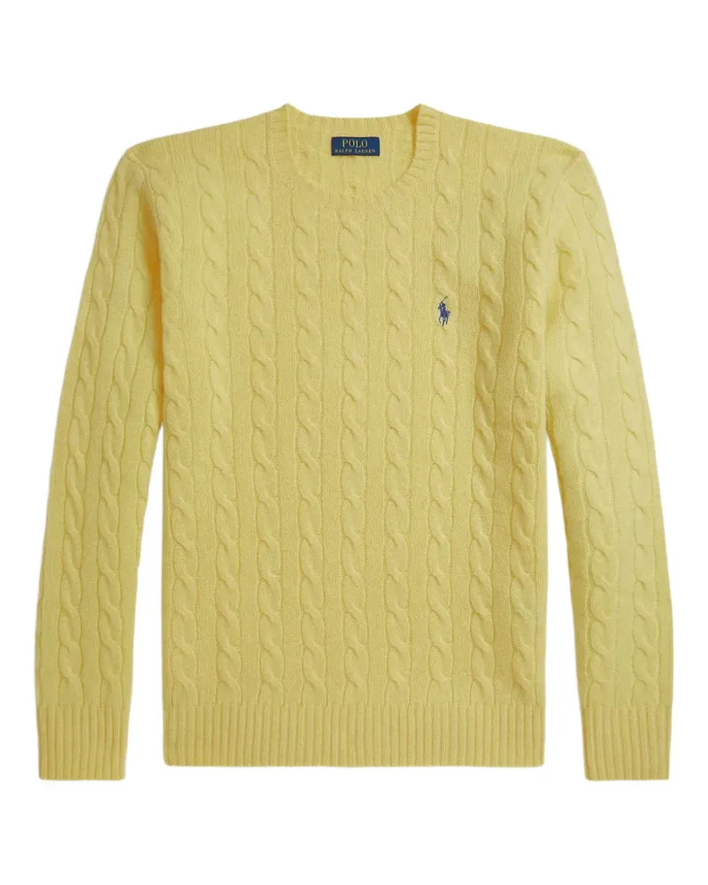Ralph Lauren Pullover mit Zopfmuster - Gelb Gelb