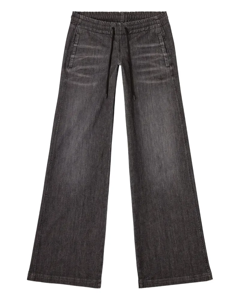 Diesel 2078 D-Ainty Jeans mit Kordelzug - Grau Grau