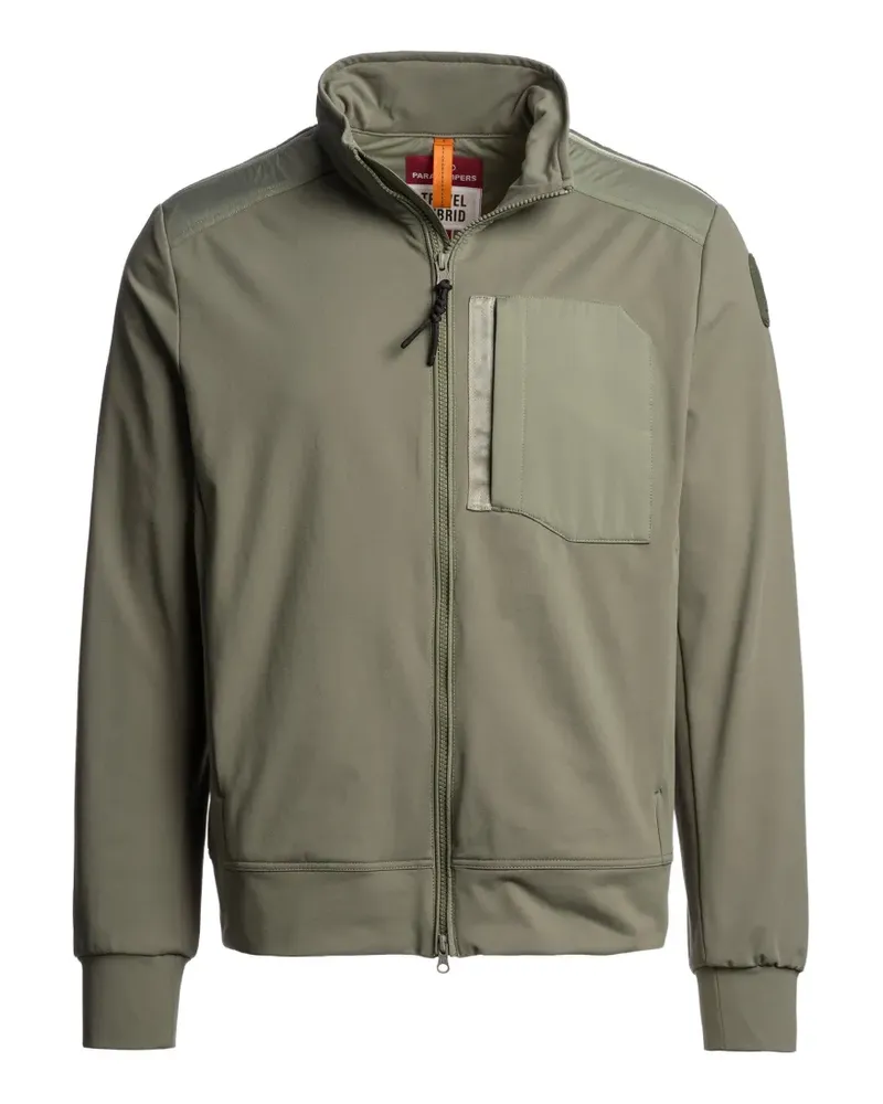 Parajumpers Douglas quilted-panel zip-up sweatshirt - Grün Grün