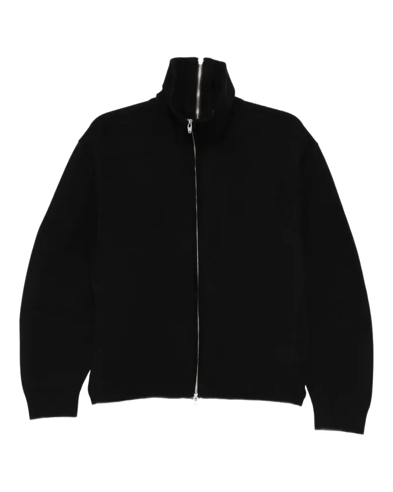 JUUN.J zip-up cardigan - Schwarz Schwarz