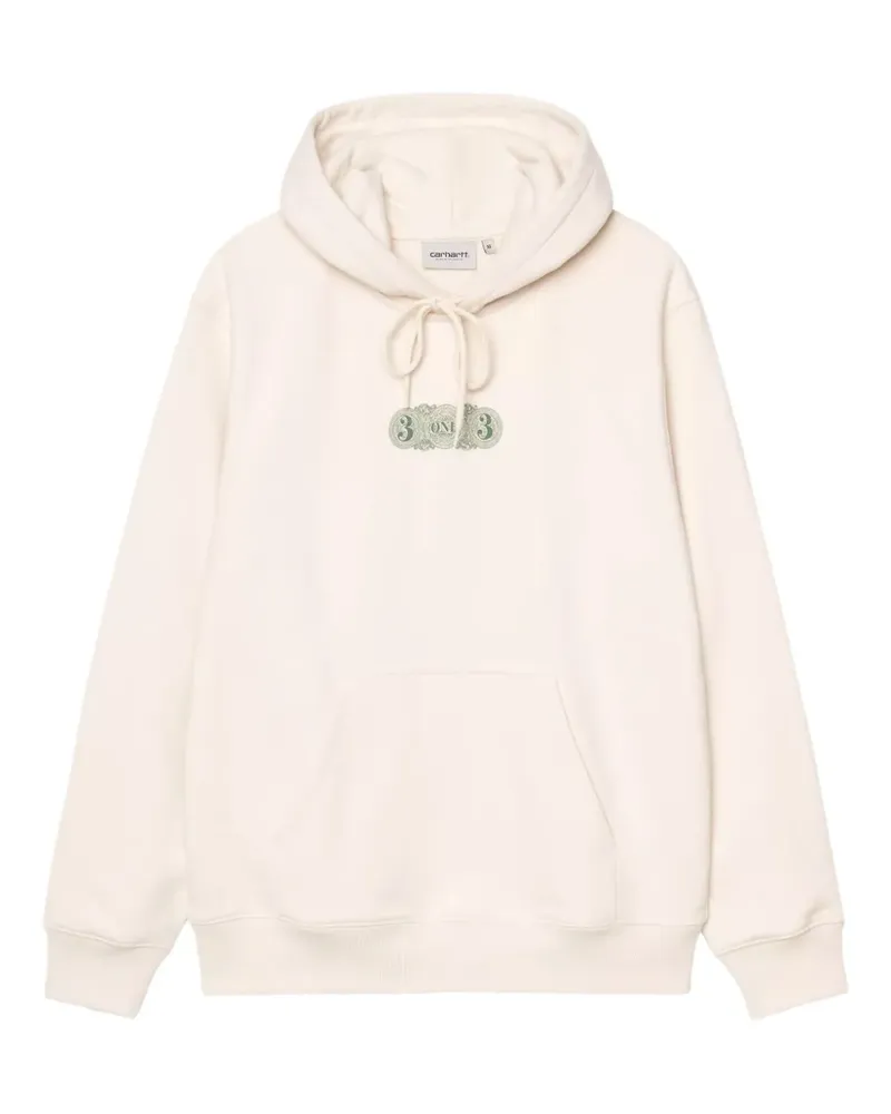 Carhartt WIP 3 One 3 graphic-print hoodie - Nude Nude