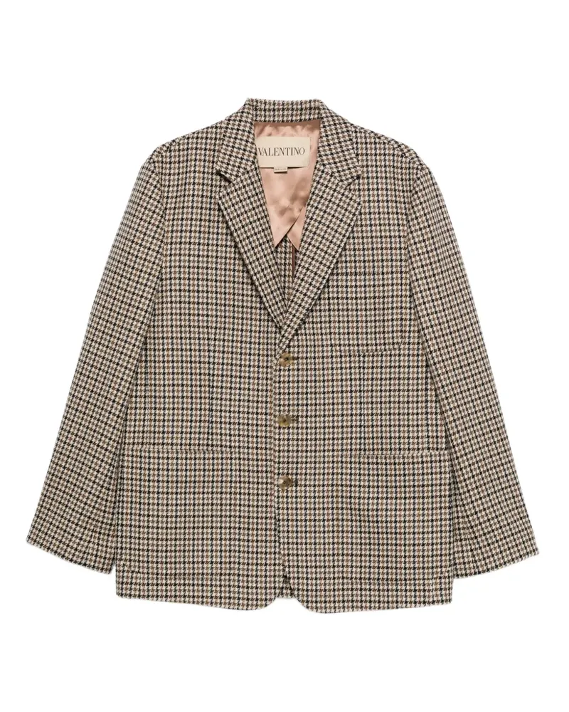 Valentino Garavani check blazer - Nude Nude
