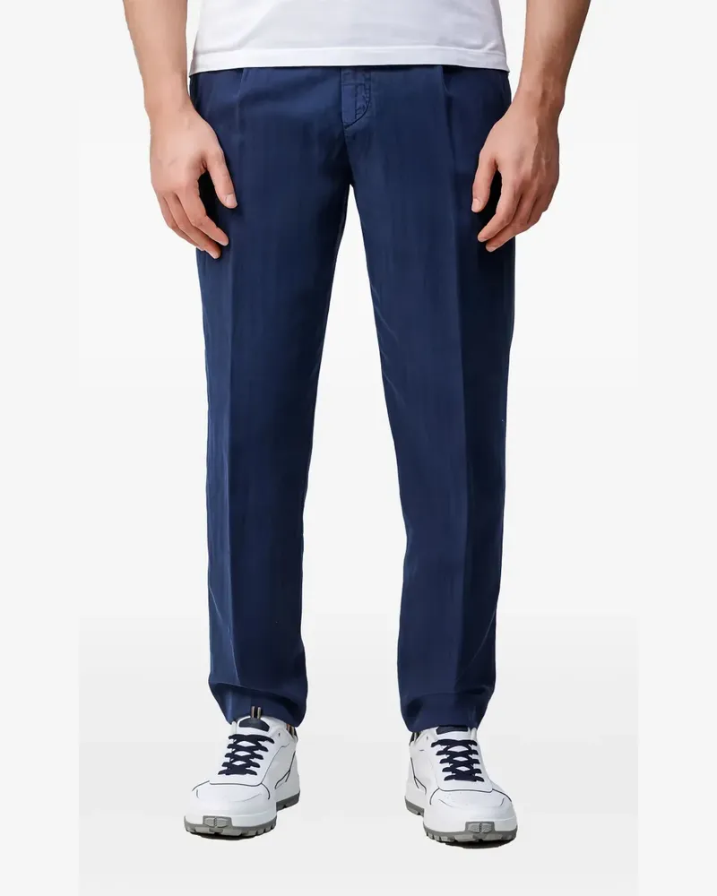 Eleventy pleated trousers - Blau Blau