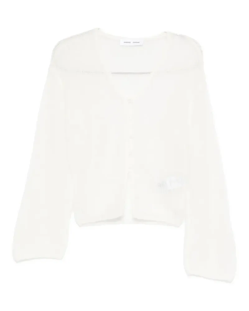 Samsøe & Samsøe mohair-blend cardigan - Weiß Weiß