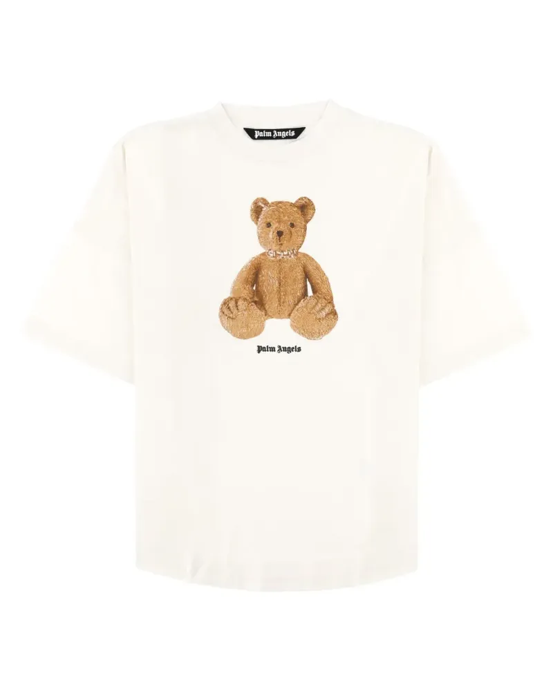 Palm Angels bear-print T-shirt - Weiß Weiß