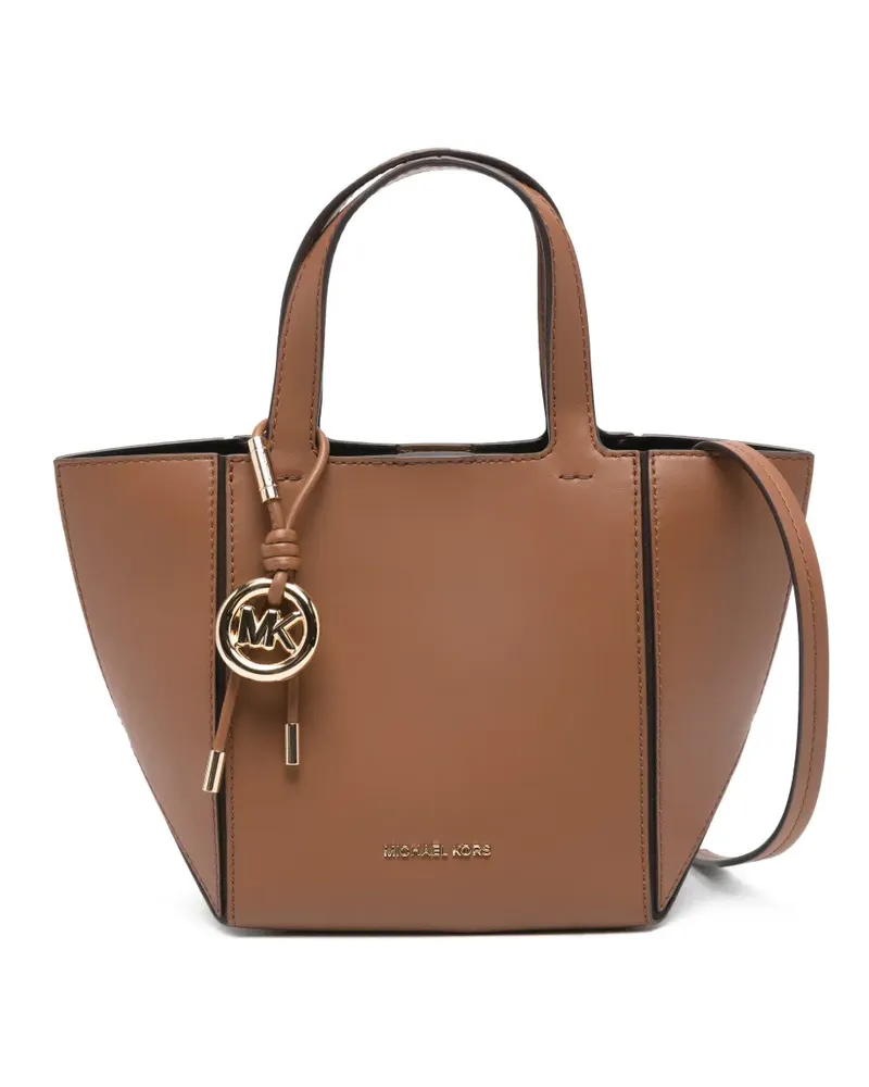 Michael Kors Jordi Tote Bag mit Logo-Anhänger - Braun Braun