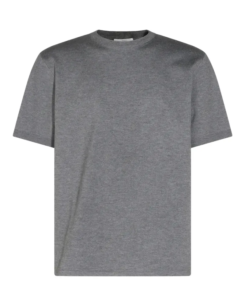 Malo T-Shirt aus Kaschmir-Seidengemisch - Grau Grau