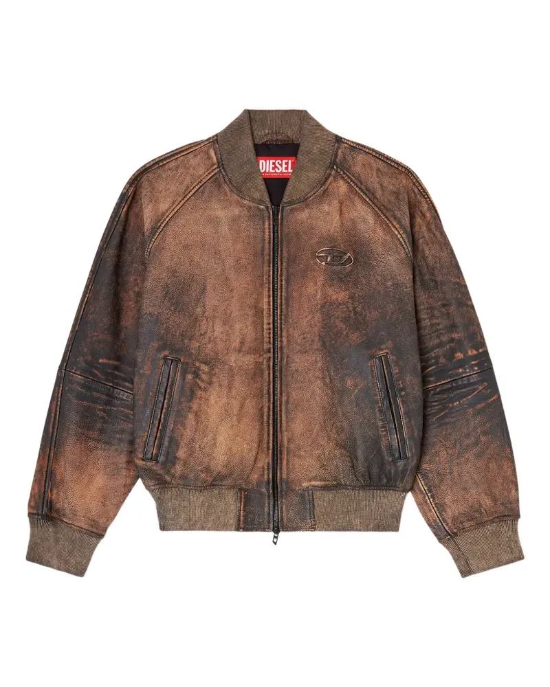 Diesel L-Cobb-Fem bomber jacket - Braun Braun