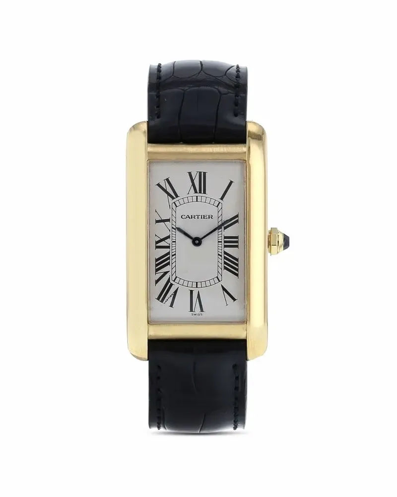 Cartier 1990 pre-owned Tank Américaine 42mm - Weiß Weiß