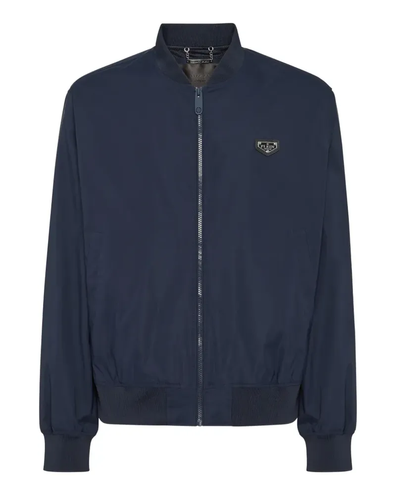 Philipp Plein Bomberjacke mit Reißverschluss - Blau Blau