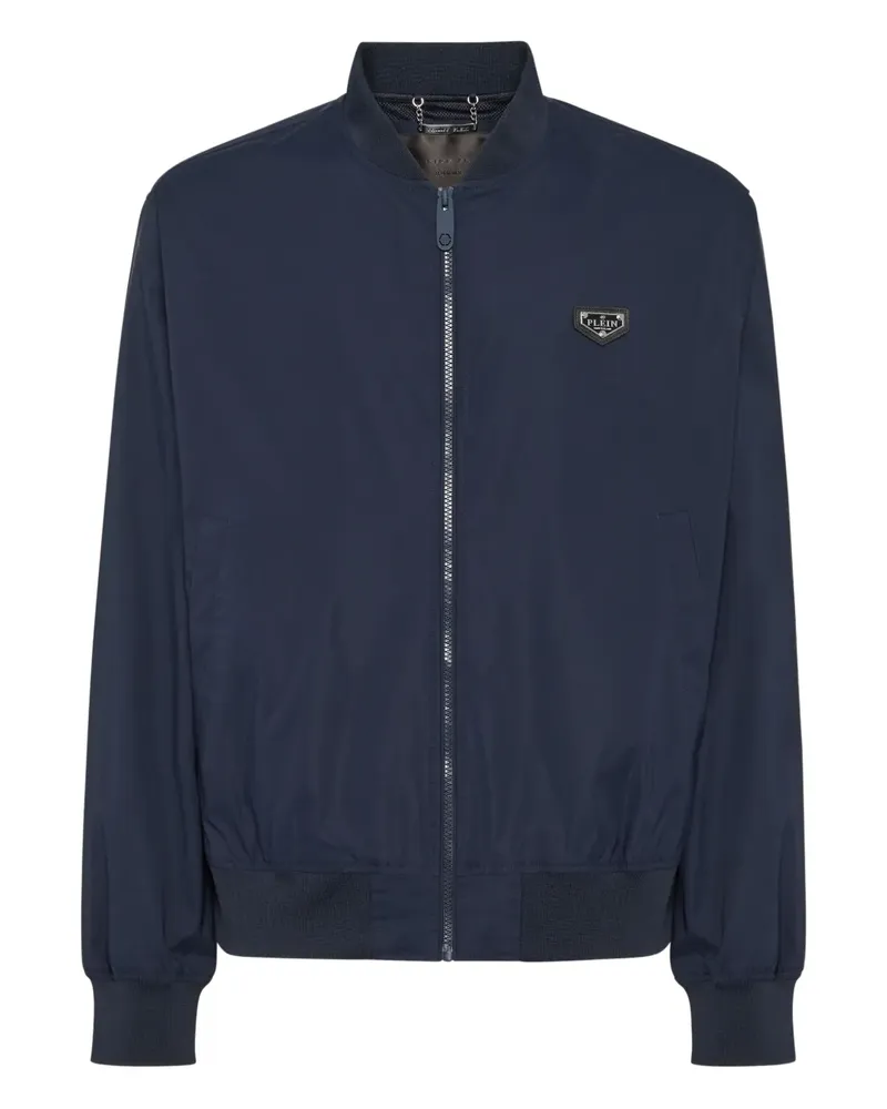 Philipp Plein Bomberjacke mit Reißverschluss - Blau Blau