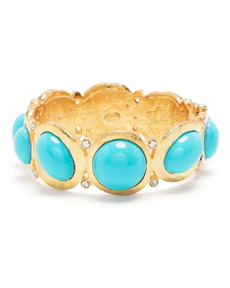 Kenneth Jay Lane Armband mit Schmucksteinen - Gold Gold