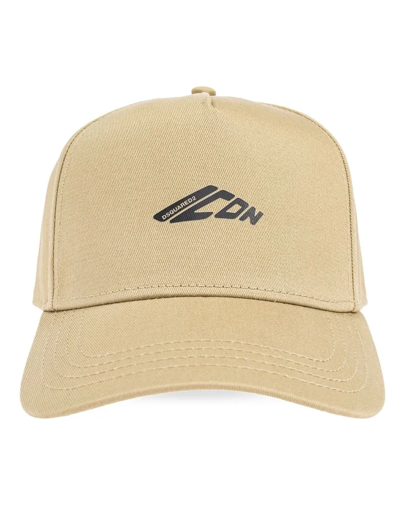 Dsquared2 Baseballkappe mit Icon-Print - Nude Nude