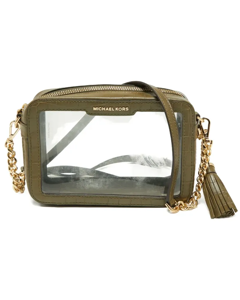 Michael Kors Schultertasche mit Kroko-Prägung - Grün Grün