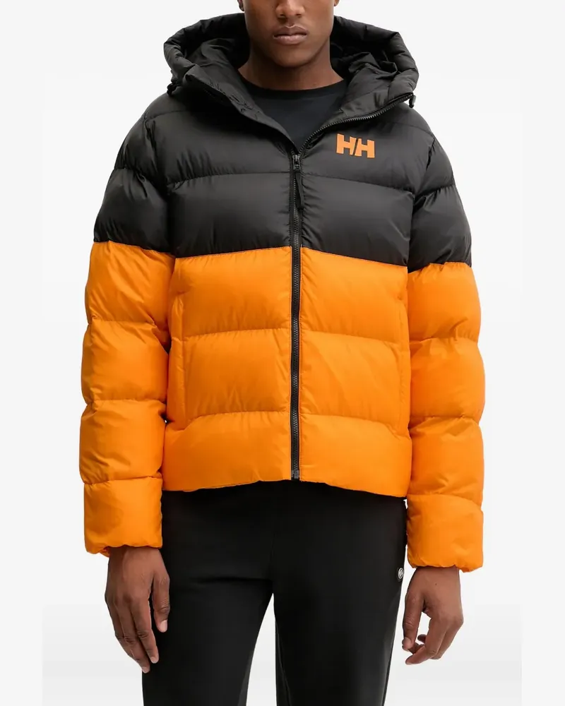 Helly Hansen Wattierte Active Jacke mit Logo - Schwarz Schwarz