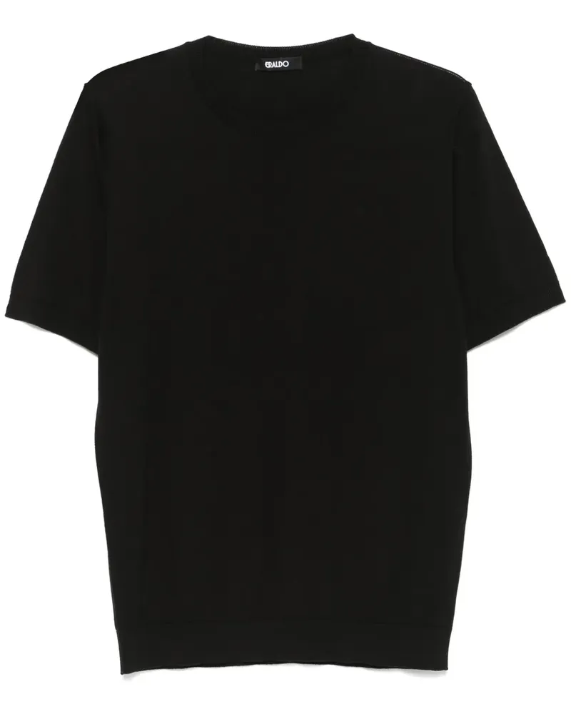 ERALDO Gestricktes T-Shirt - Schwarz Schwarz
