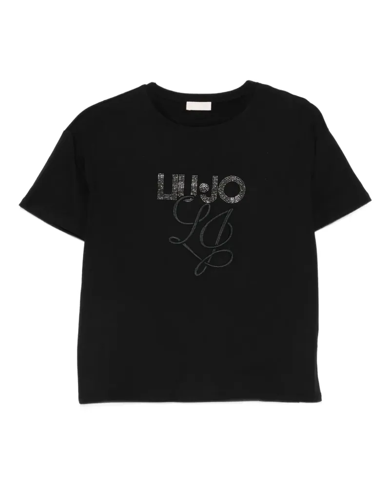 Liu Jo embellishment T-shirt - Schwarz Schwarz