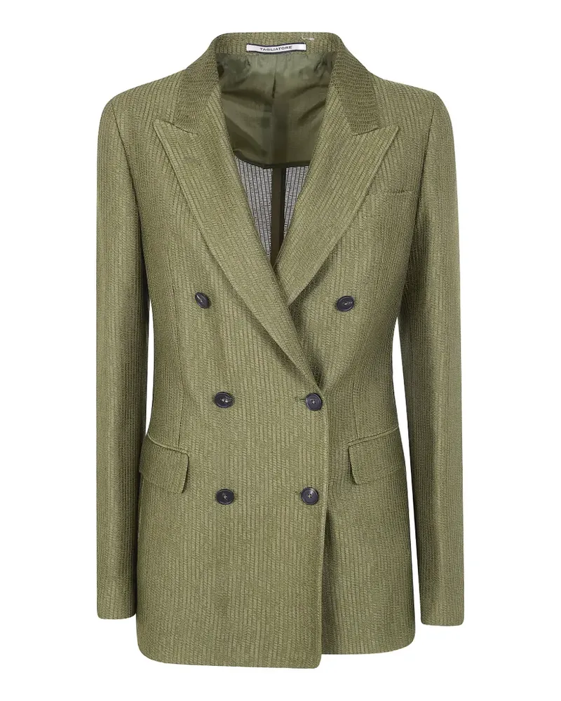 Tagliatore Doppelreihiges Sakko - Grün Grün