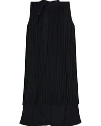 Maison Margiela Ärmelloses Kleid im Layering-Look Schwarz