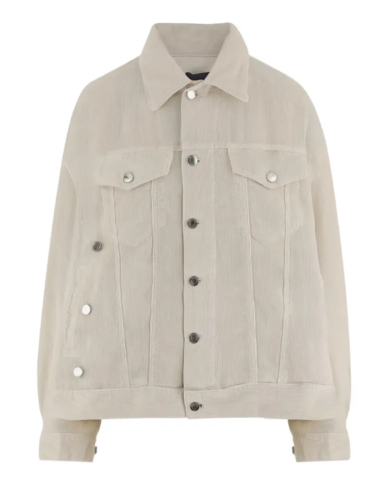 Haikure ribbed-knit jacket - Weiß Weiß
